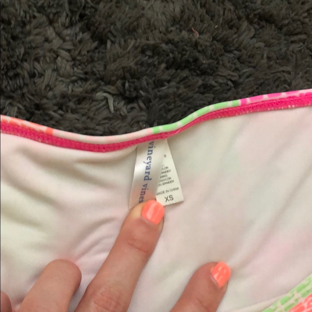 Vineyard Vines Patchwork Whale Bikini Bottom Xs - image 7